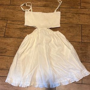 white cute dress